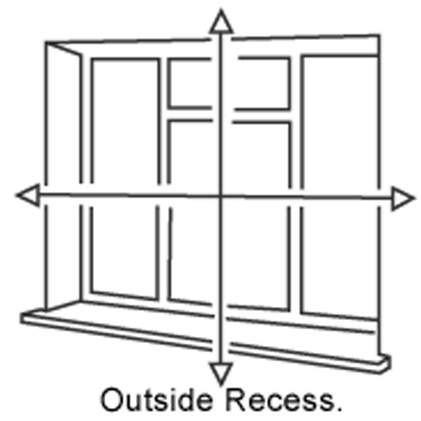 outside recess measuring guide